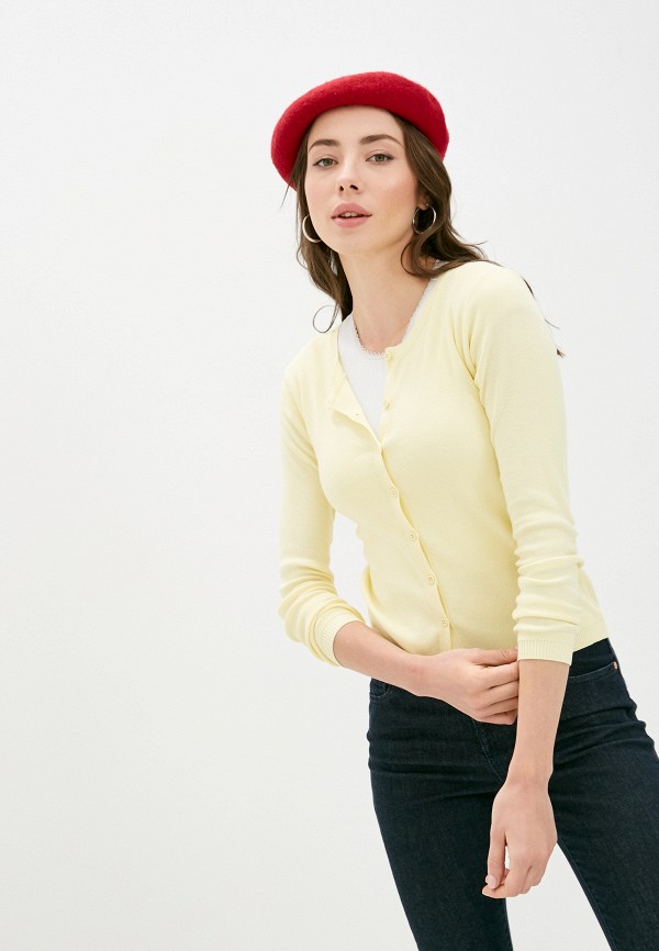 

Кардиган United Colors of Benetton, Желтый, United Colors of Benetton UN012EWMHGF5