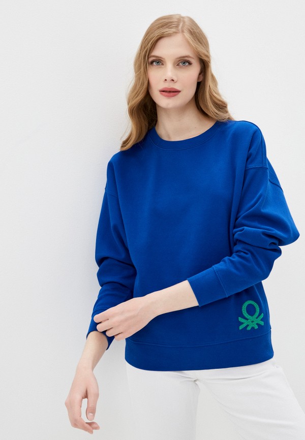 

Свитшот United Colors of Benetton, Синий, United Colors of Benetton UN012EWMHGH1