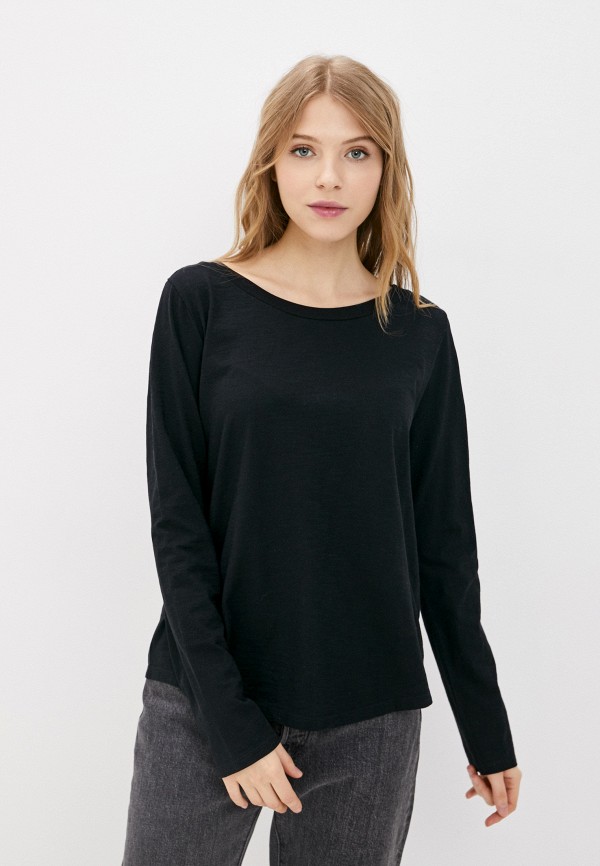 

Лонгслив United Colors of Benetton, Черный, United Colors of Benetton UN012EWMHGJ4