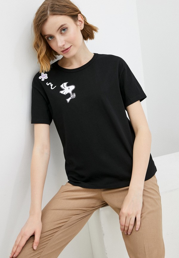 

Футболка United Colors of Benetton, Черный, United Colors of Benetton UN012EWMHHH7