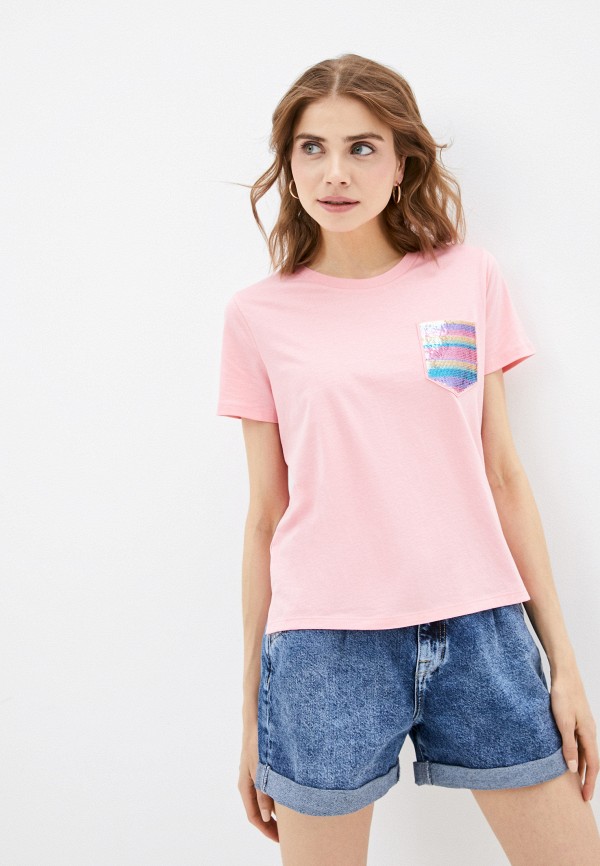 

Футболка United Colors of Benetton, Розовый, United Colors of Benetton UN012EWMHHI8