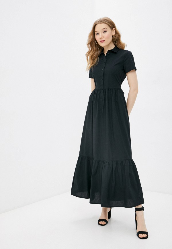 

Платье United Colors of Benetton, Черный, United Colors of Benetton UN012EWMHHK5