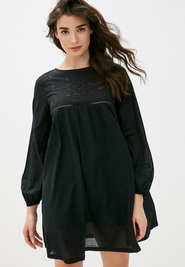 

Платье United Colors of Benetton, Черный, United Colors of Benetton UN012EWMHHR8