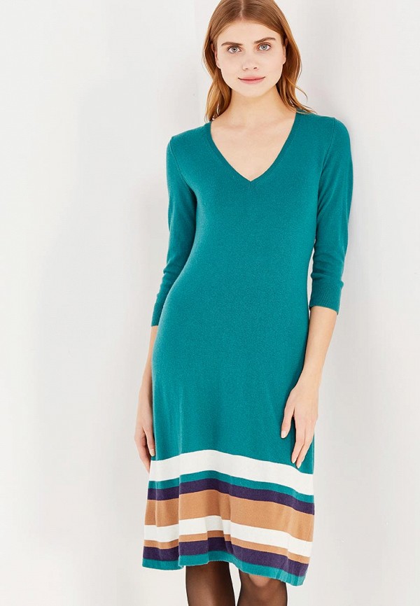 

Платье United Colors of Benetton, United Colors of Benetton UN012EWVXI94, Бирюзовый