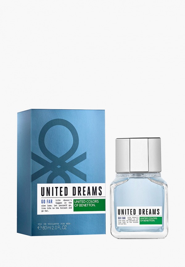 

Туалетная вода United Colors of Benetton, Прозрачный, UD Go Far, 60 мл