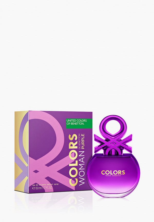 

Туалетная вода United Colors of Benetton, Прозрачный, Colors Purple, 50 мл