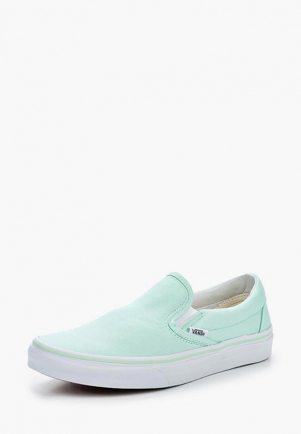 

Слипоны Vans, Бирюзовый, UA CLASSIC SLIP-ON BAY/TRUE WHI