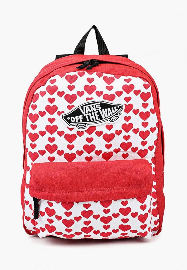 

Рюкзак Vans, Красный, WM REALM BACKPACK Hearts