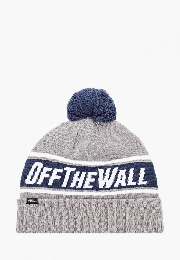 

Шапка Vans, Серый, MN OFF THE WALL POM