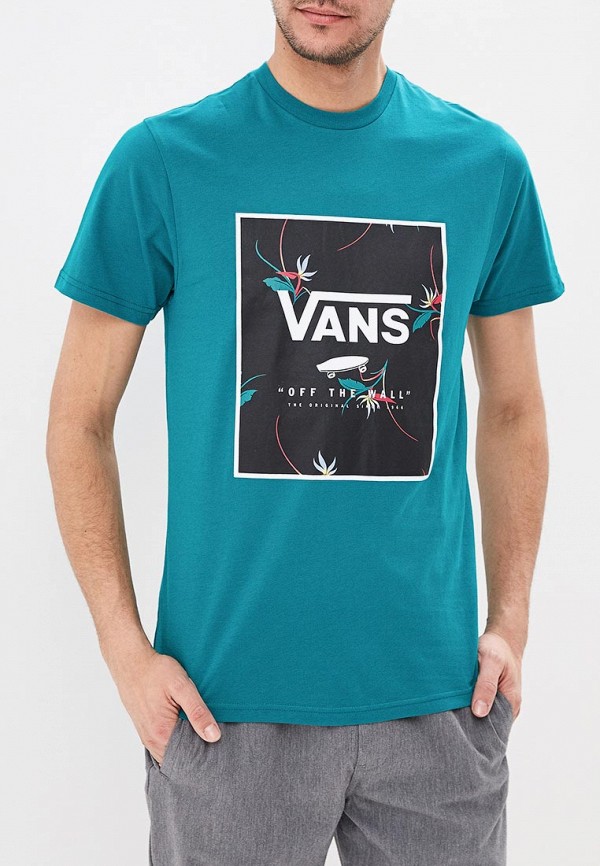 

Футболка Vans, PRINT BOX, Бирюзовый