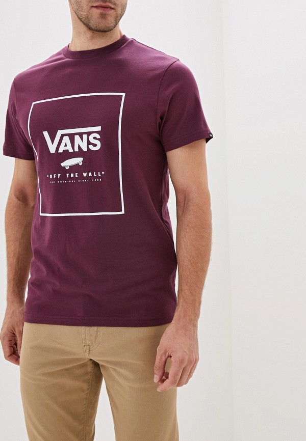 

Футболка Vans, Бордовый