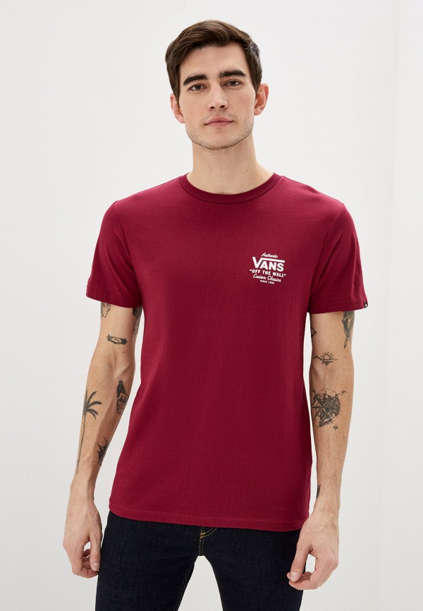 

Футболка Vans, Бордовый