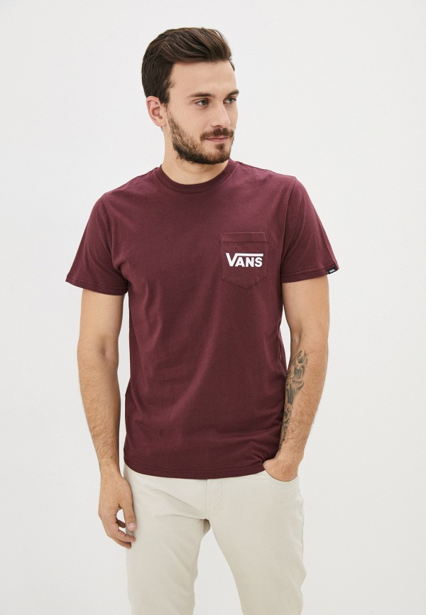 

Футболка Vans, Бордовый