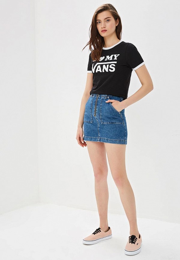 

Футболка Vans, Черный, VANS LOVE RINGER
