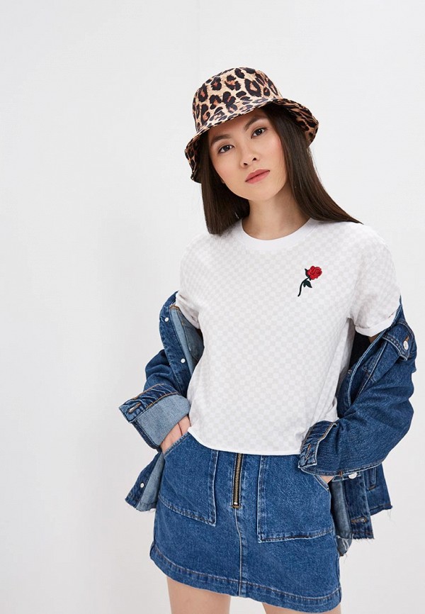 

Футболка Vans, LEILA CHECK TOP, Белый