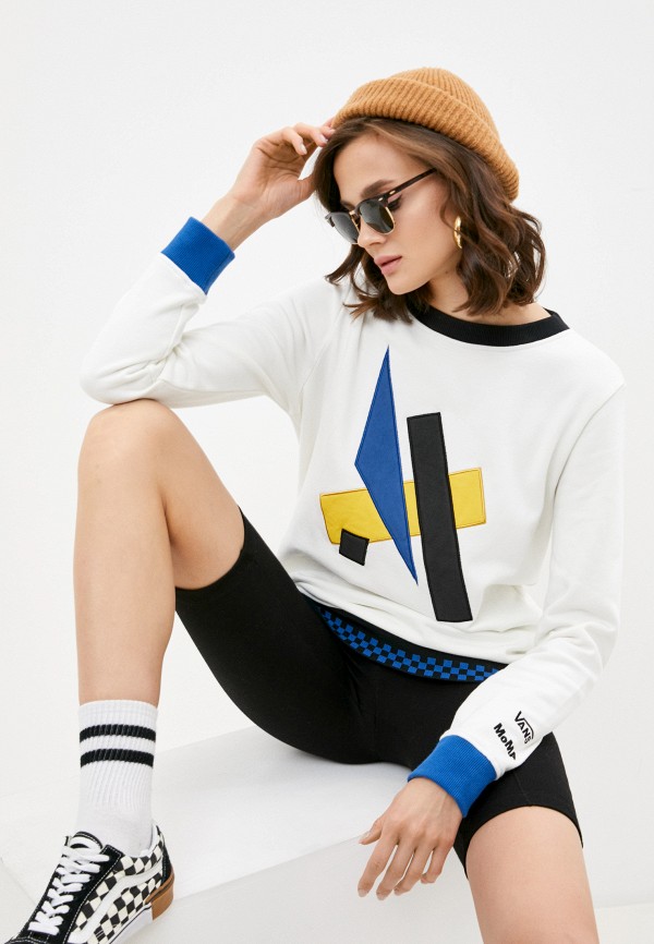 

Свитшот Vans, Белый, WM VANS X MOMA LYUBOV POPOVA