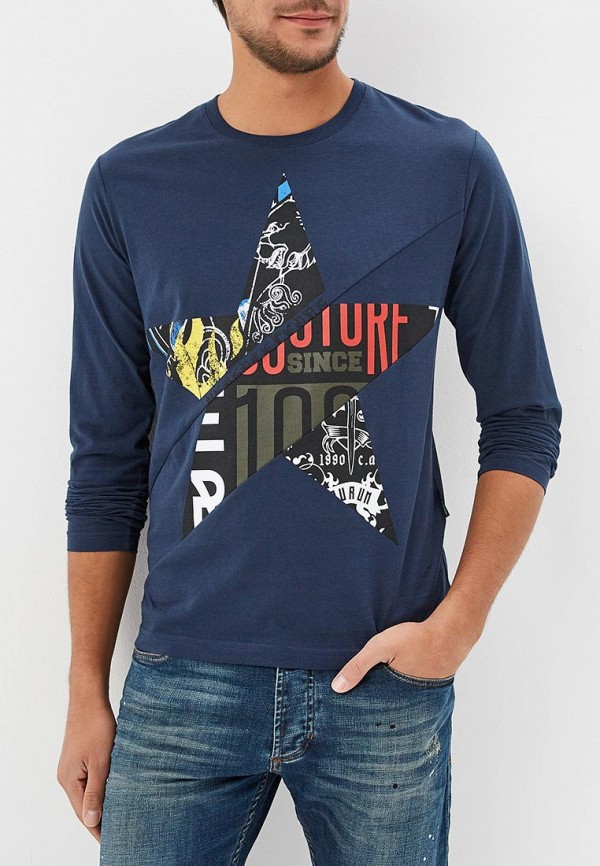 

Лонгслив Versace Jeans, Versace Jeans VE006EMBVAR6, Синий