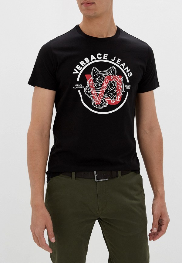 

Футболка Versace Jeans, Versace Jeans VE006EMEUKT5, Черный