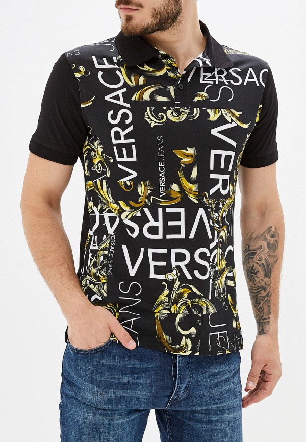

Поло Versace Jeans, Черный