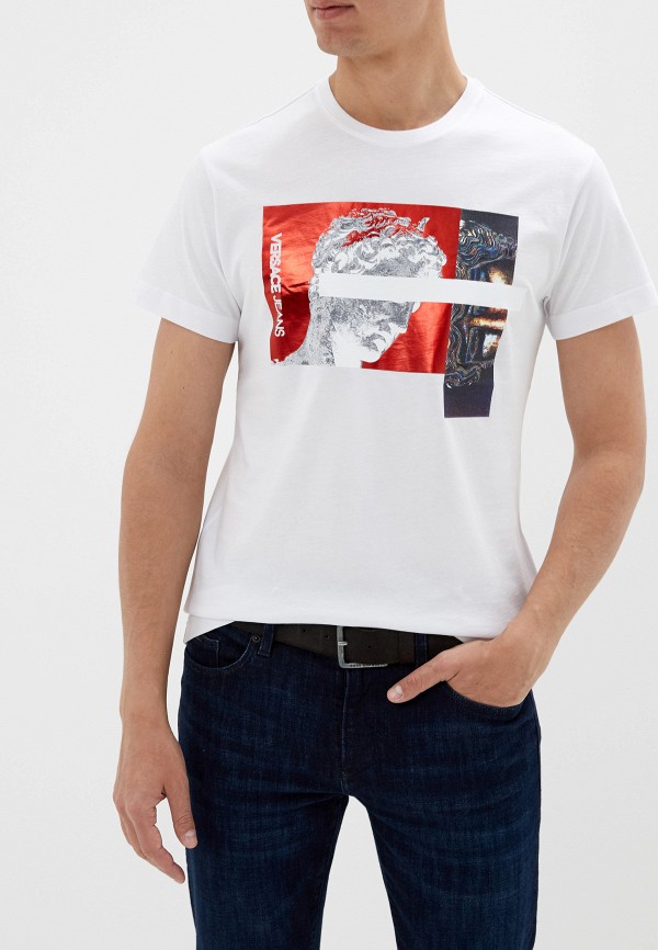 

Футболка Versace Jeans, Versace Jeans VE006EMEUKW9, Белый
