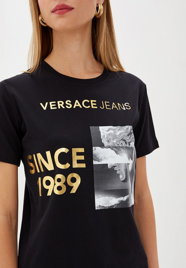 

Футболка Versace Jeans, Versace Jeans VE006EWEUKY5, Черный