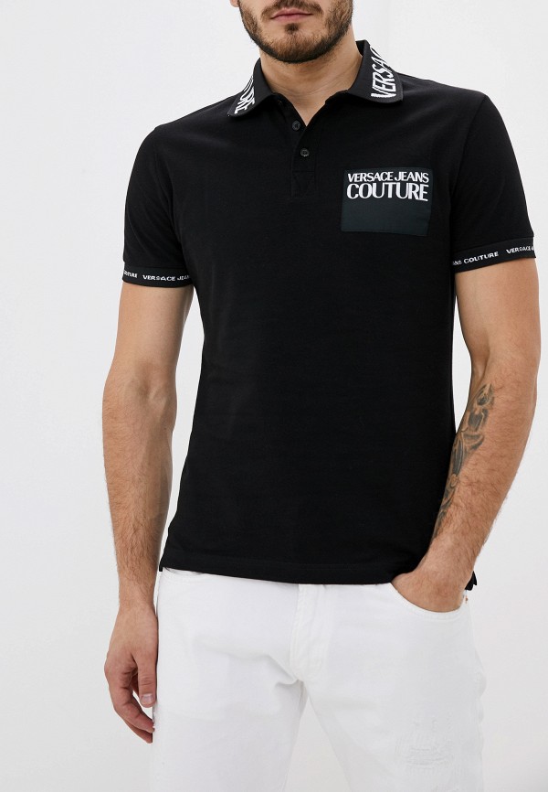 

Поло Versace Jeans Couture, Черный, Versace Jeans Couture VE035EMGIYR2