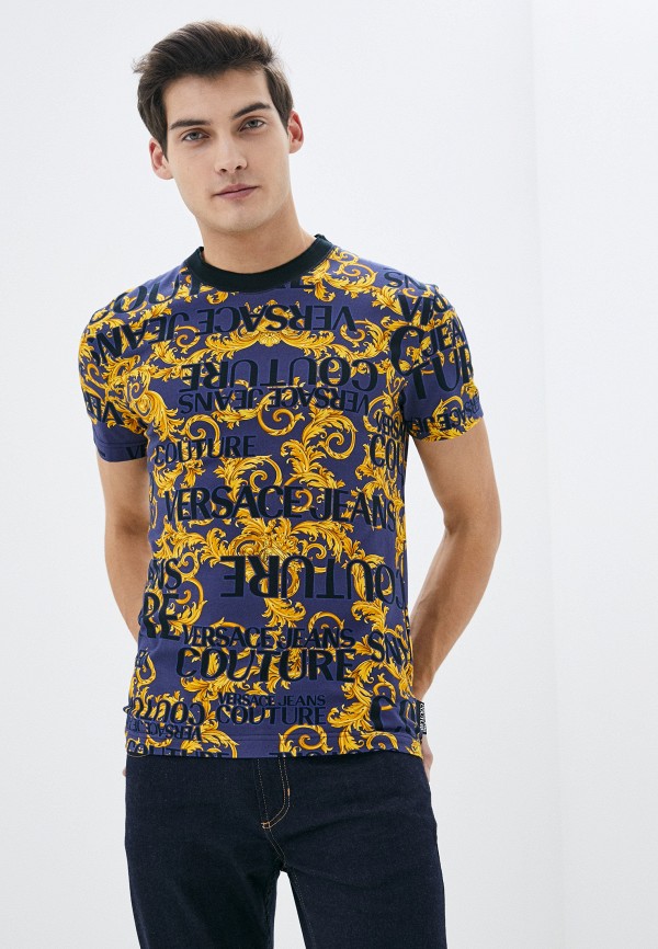 

Футболка Versace Jeans Couture, Синий, Versace Jeans Couture VE035EMHYSO4