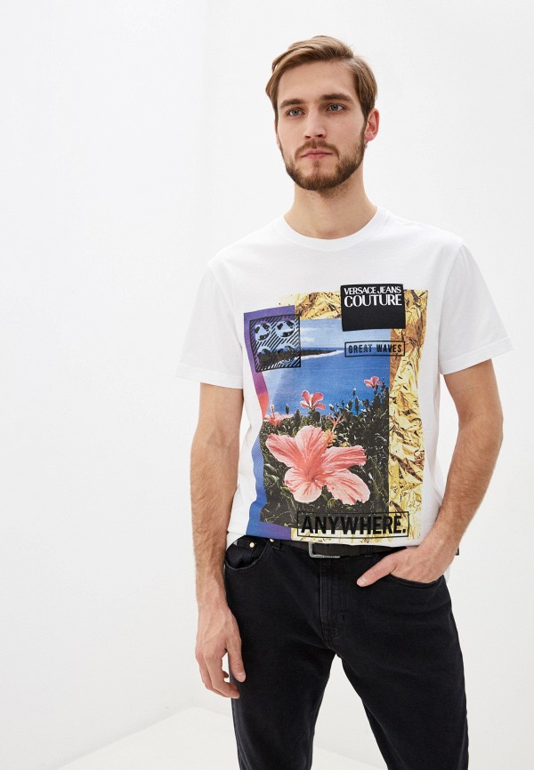 

Футболка Versace Jeans Couture, Белый, Versace Jeans Couture VE035EMHYSO6