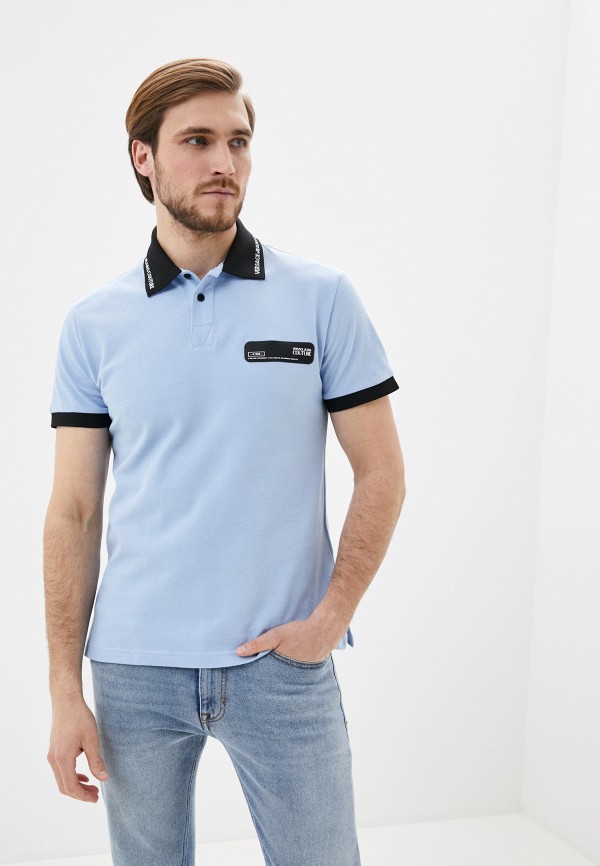 

Поло Versace Jeans Couture, Голубой