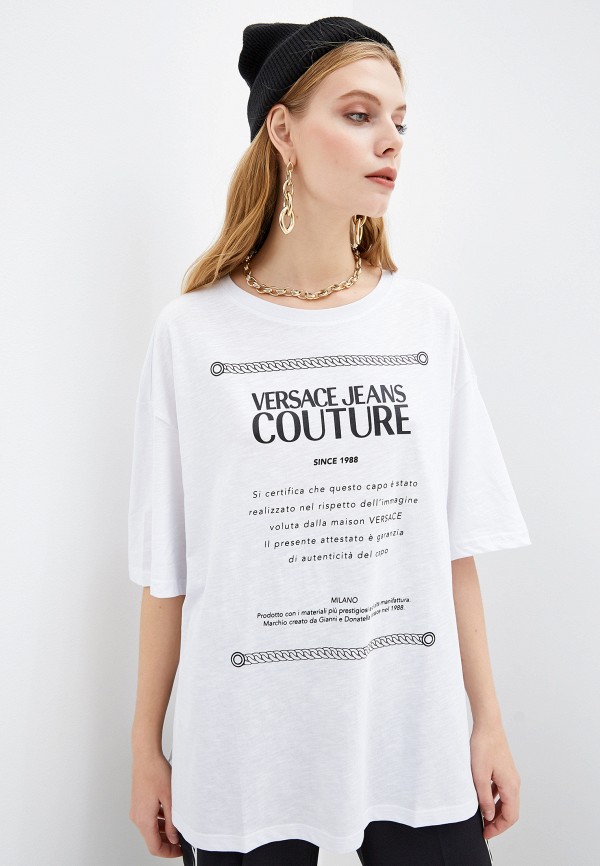 

Футболка Versace Jeans Couture, Белый, Versace Jeans Couture VE035EWGIYI2