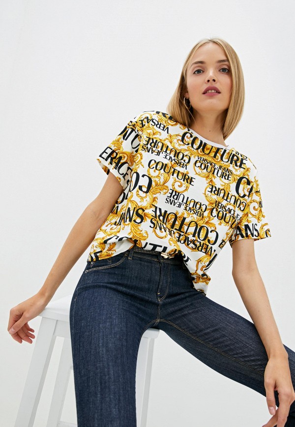 Футболка Versace Jeans Couture Versace Jeans Couture VE035EWGIYI7 топ versace jeans couture