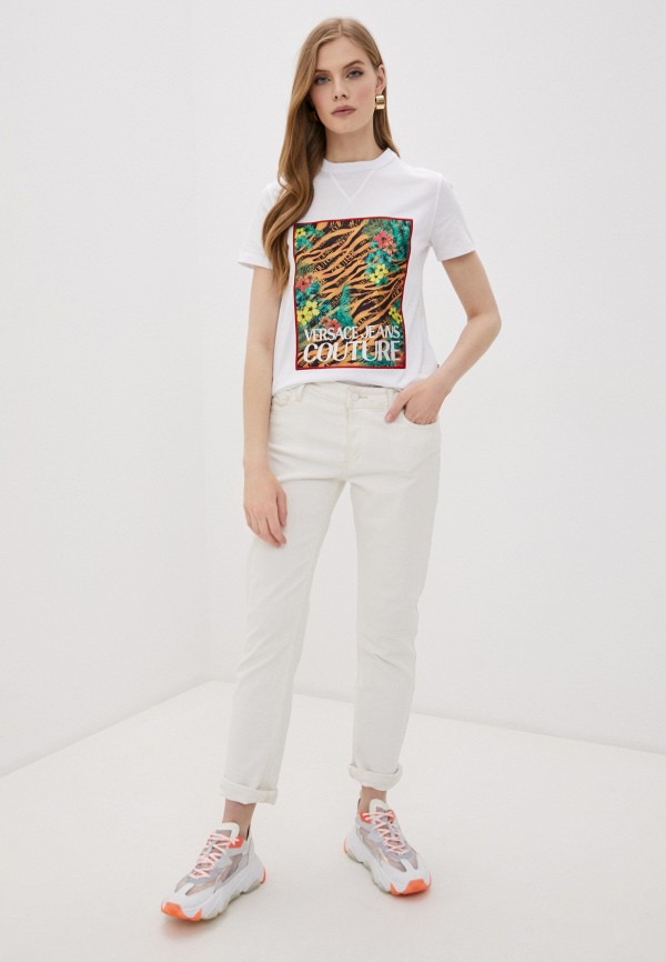 

Футболка Versace Jeans Couture, Белый, Versace Jeans Couture VE035EWHYUF8