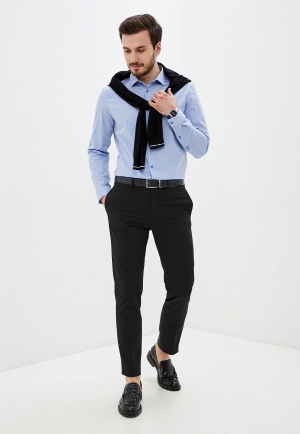

Рубашка Versace Collection, Голубой, Versace Collection VE036EMJCUY8