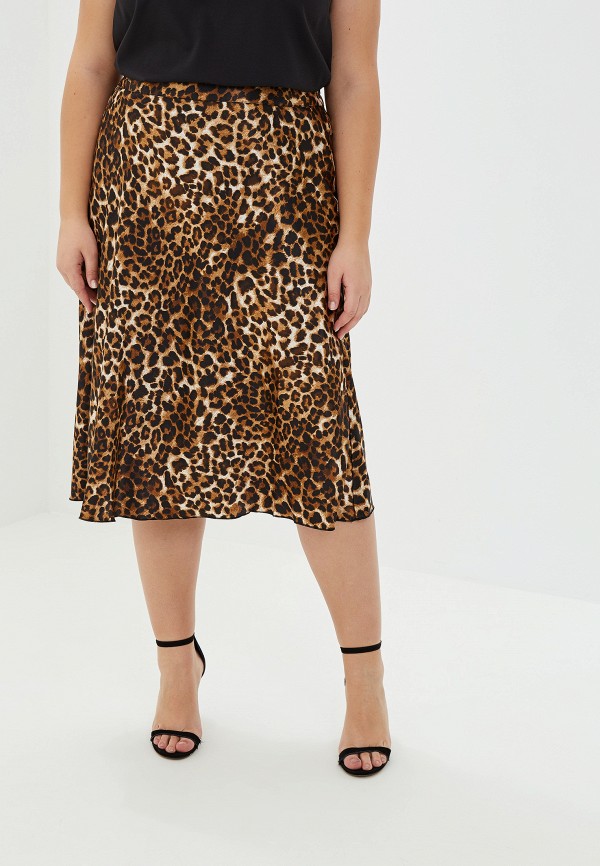 

Юбка Vero Moda Curve, Коричневый