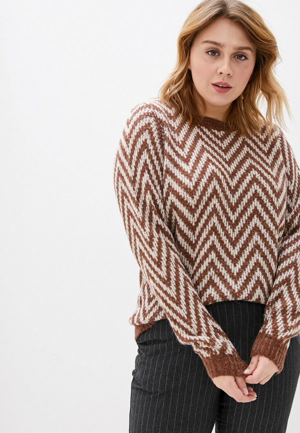 

Джемпер Vero Moda Curve, Коричневый, Vero Moda Curve VE037EWFWHQ3
