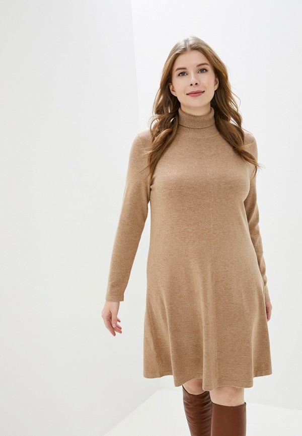 

Платье Vero Moda Curve, Бежевый, Vero Moda Curve VE037EWFWHQ5