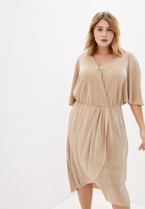 

Платье Vero Moda Curve, Бежевый
