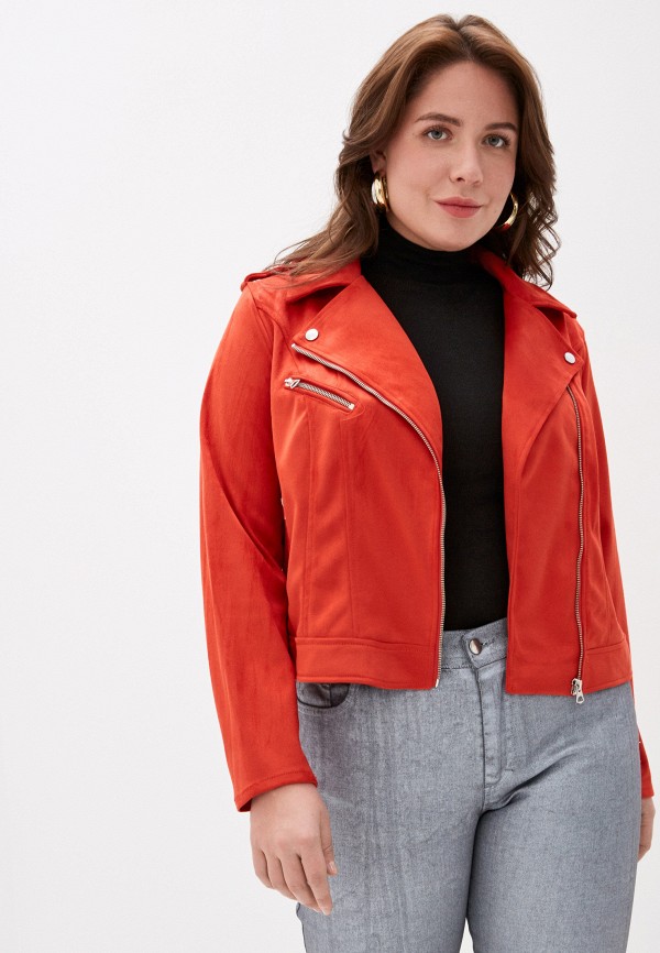 

Куртка кожаная Vero Moda Curve, Красный