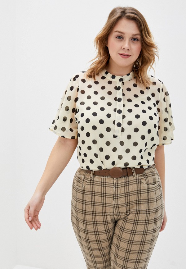 

Блуза Vero Moda Curve, Бежевый