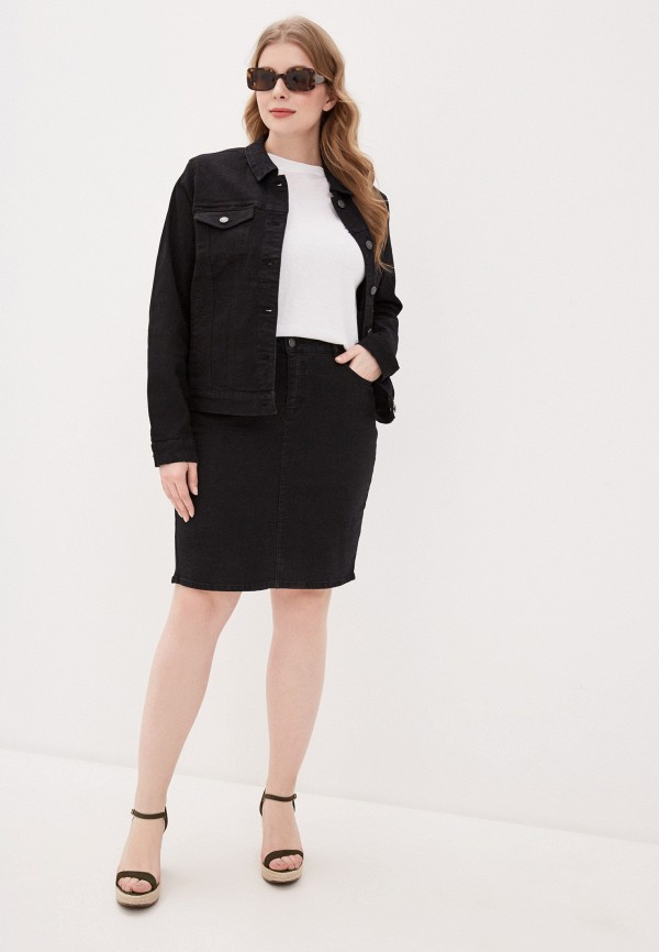 

Юбка джинсовая Vero Moda Curve, Черный, Vero Moda Curve VE037EWILFQ1