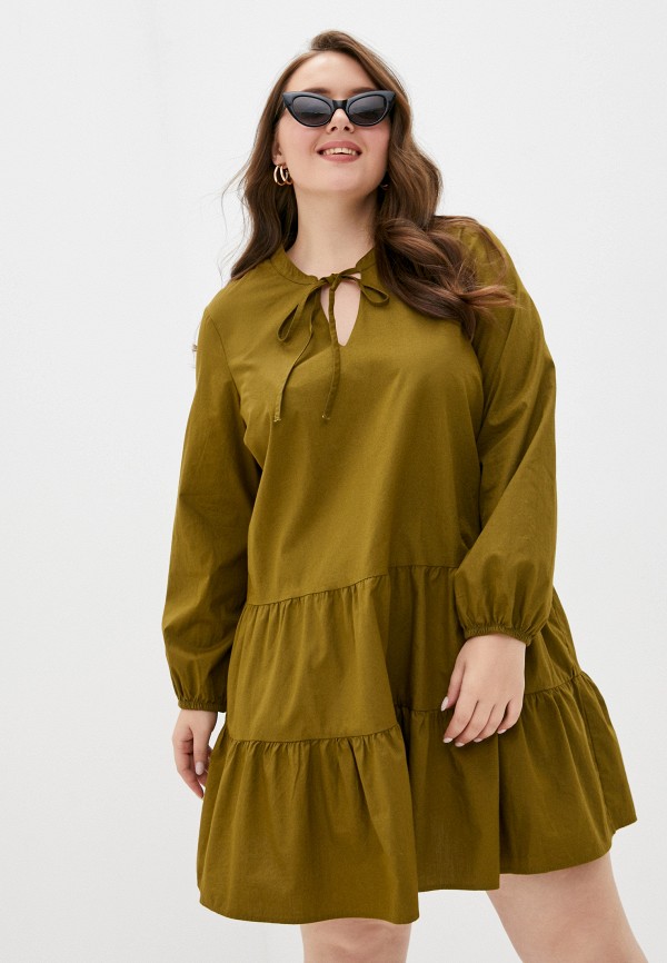 

Платье Vero Moda Curve, Хаки