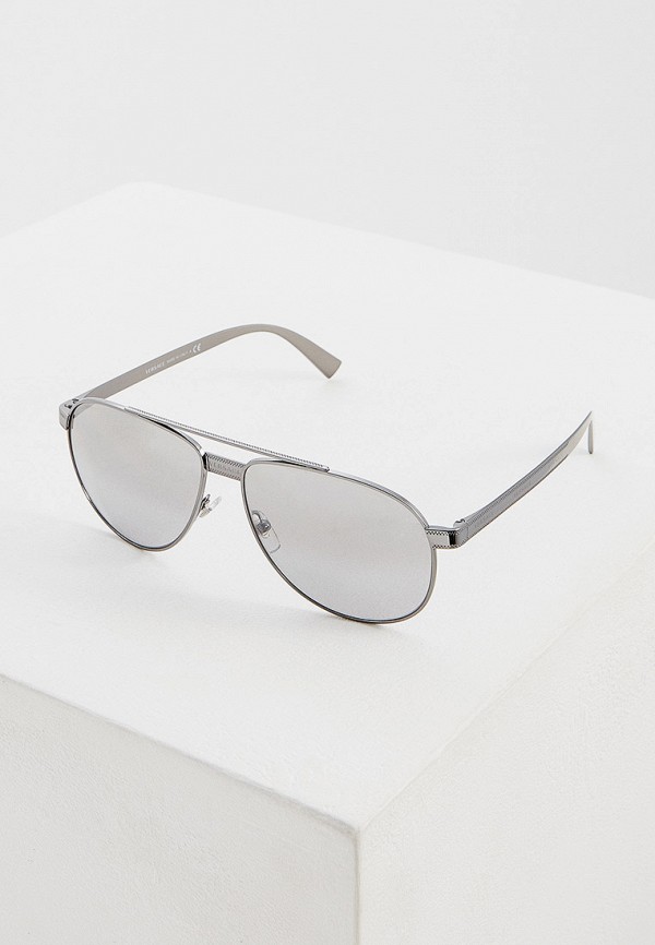 

Очки солнцезащитные Versace, Серебряный, VE2209 10016V