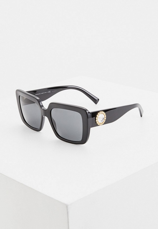 

Очки солнцезащитные Versace, Черный, VE4384B GB1/87