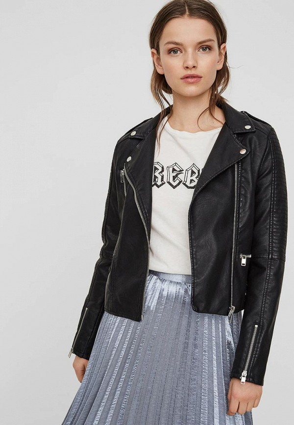 

Куртка кожаная Vero Moda, Черный