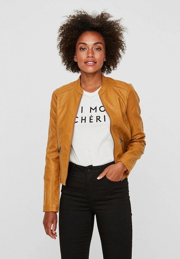 

Куртка кожаная Vero Moda, Оранжевый