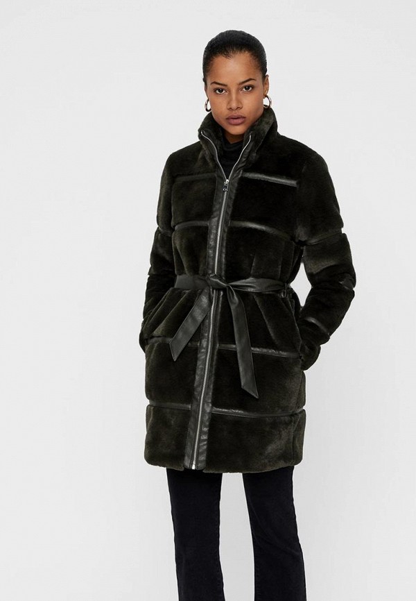 

Шуба Vero Moda, Vero Moda VE389EWBXTX2, Хаки