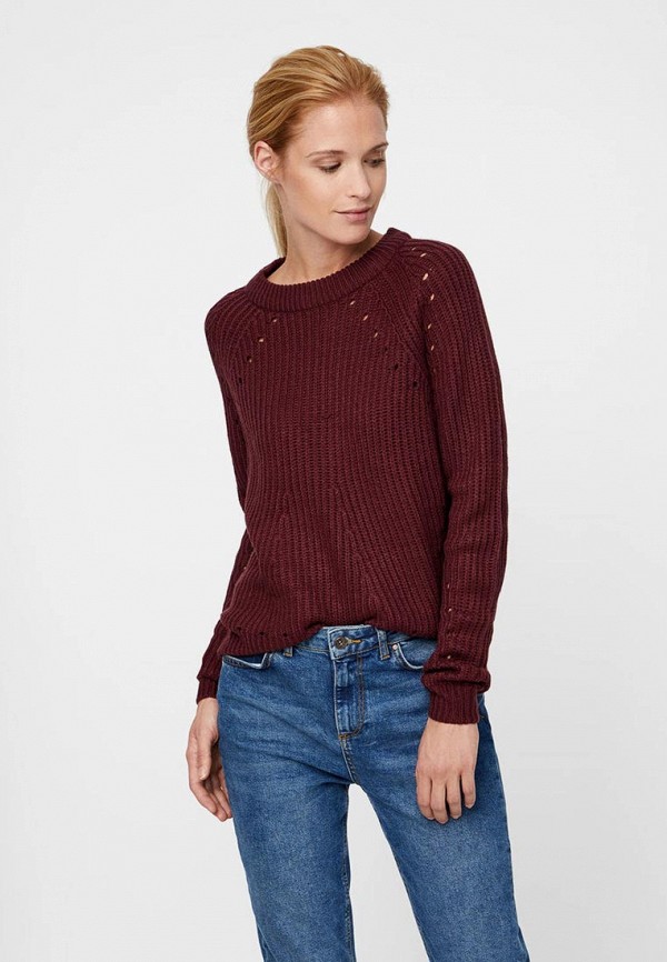 

Джемпер Vero Moda; Vero Moda VE389EWBXTX8, Бордовый