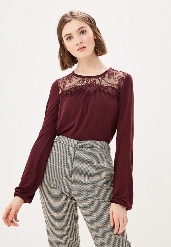 

Лонгслив Vero Moda, Бордовый