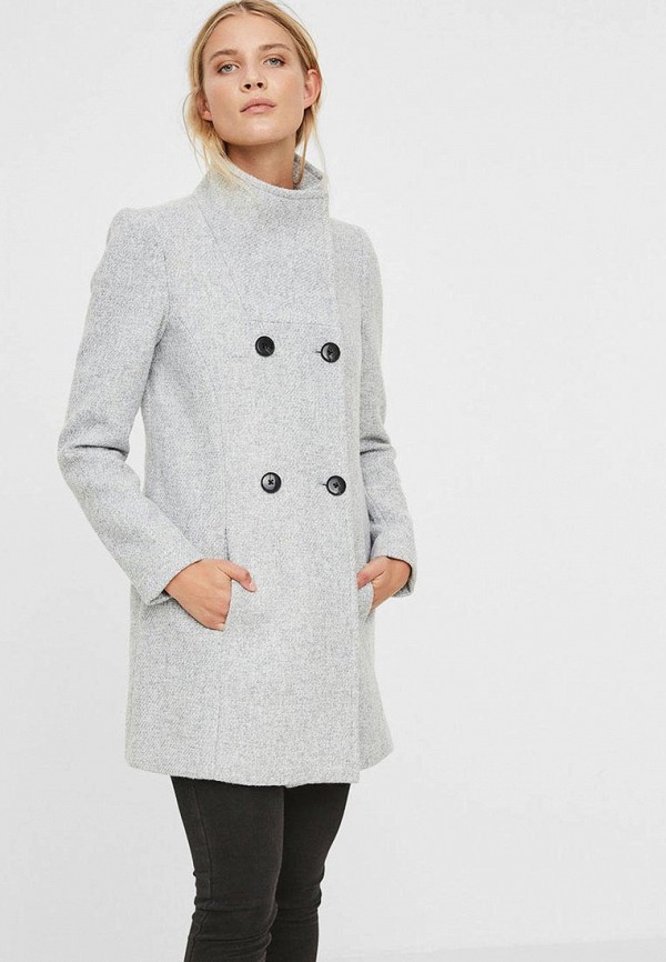 

Пальто Vero Moda, Vero Moda VE389EWCTPO3, Серый