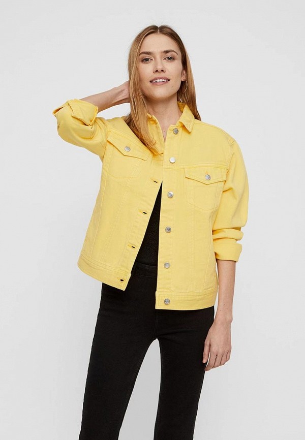 

Куртка джинсовая Vero Moda, Vero Moda VE389EWDLWG1, Желтый